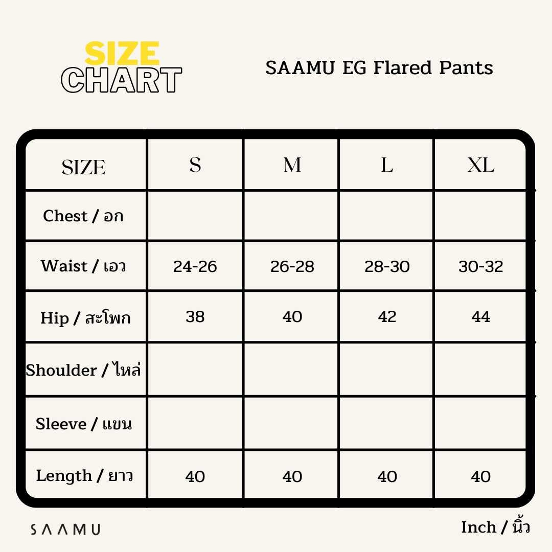 SAAMU EG Flared Pant